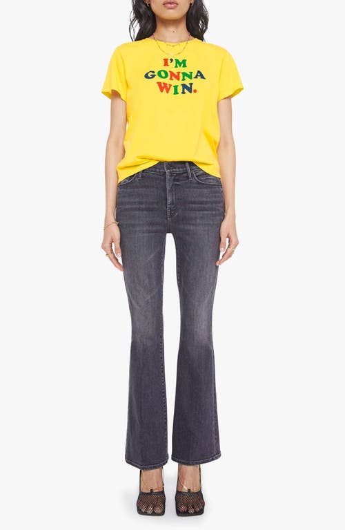 Mother Little Goodie Goodie Tee In Yellow