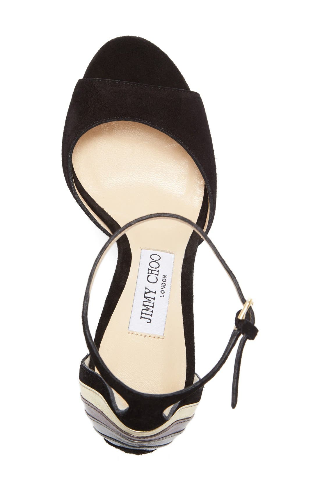 Jimmy Choo 'Max' Platform Sandal, Alternate, color, 