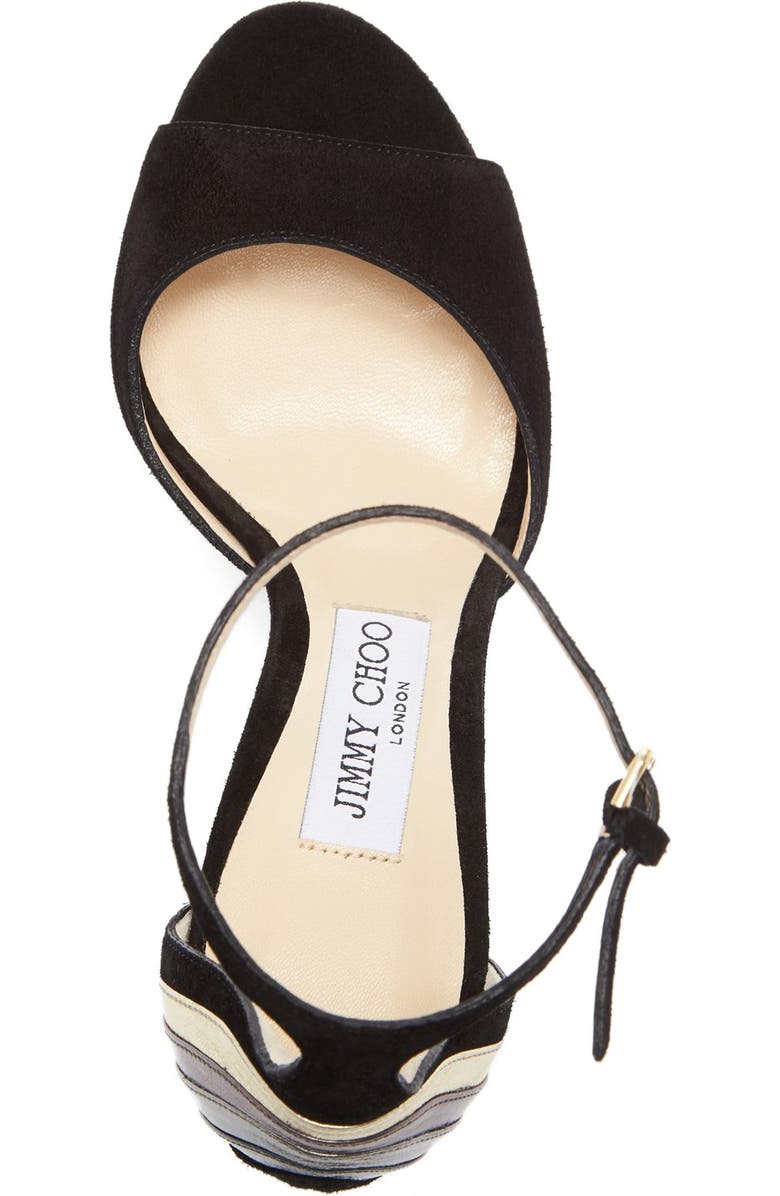 Jimmy Choo 'Max' Platform Sandal, Alternate, color,