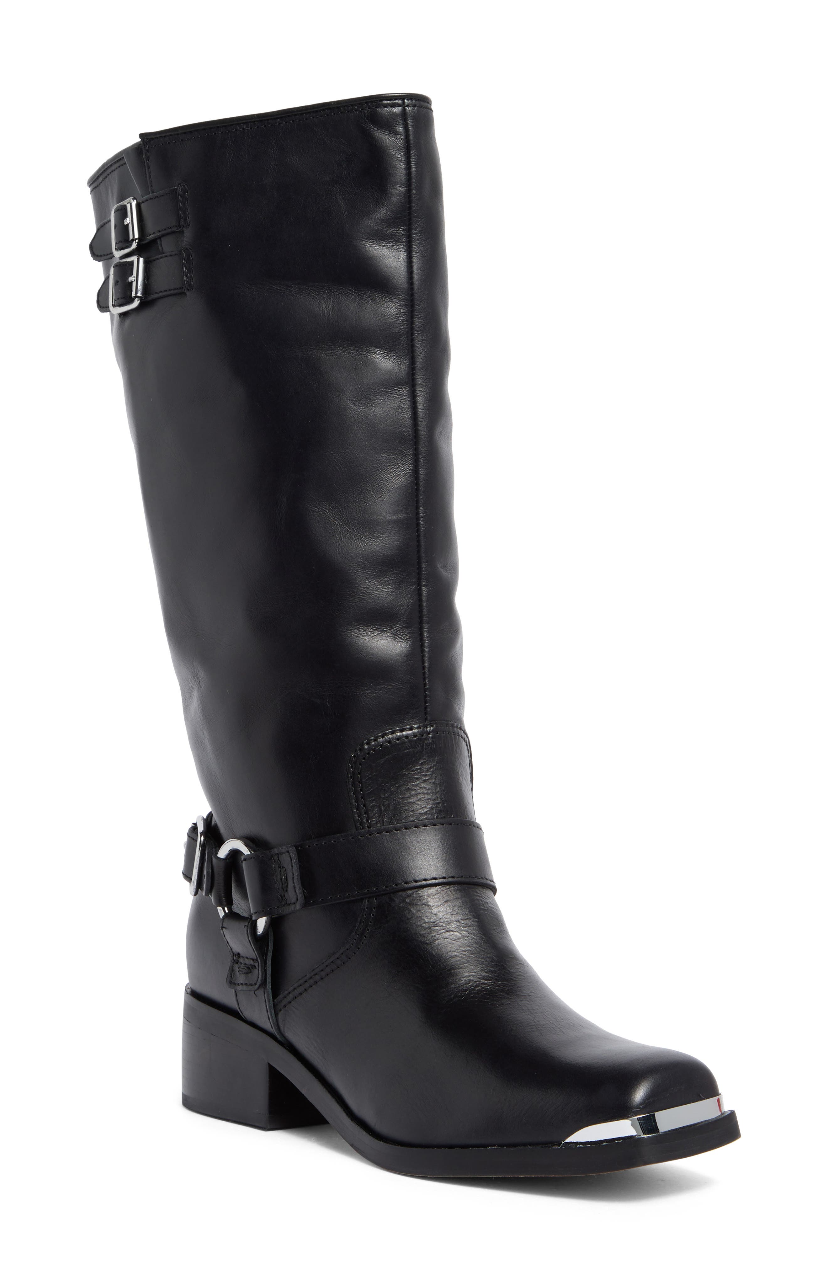 Dolce Vita Evi Leather Moto Boot, Main, color, 
