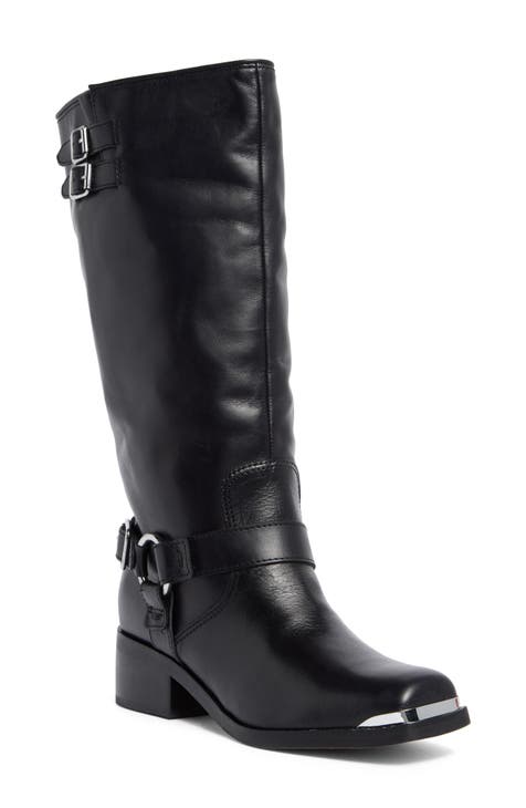 Evi Leather Moto Boot (Women)