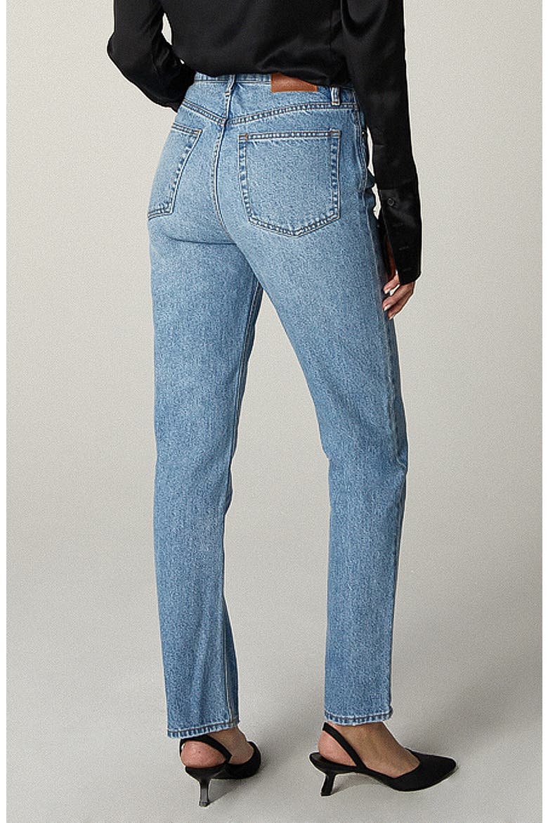 Sloane High Waist Cigarette Jeans, Alternate, color, MEDIUM BLUE