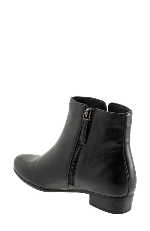Trotters Maxwell Bootie In Black