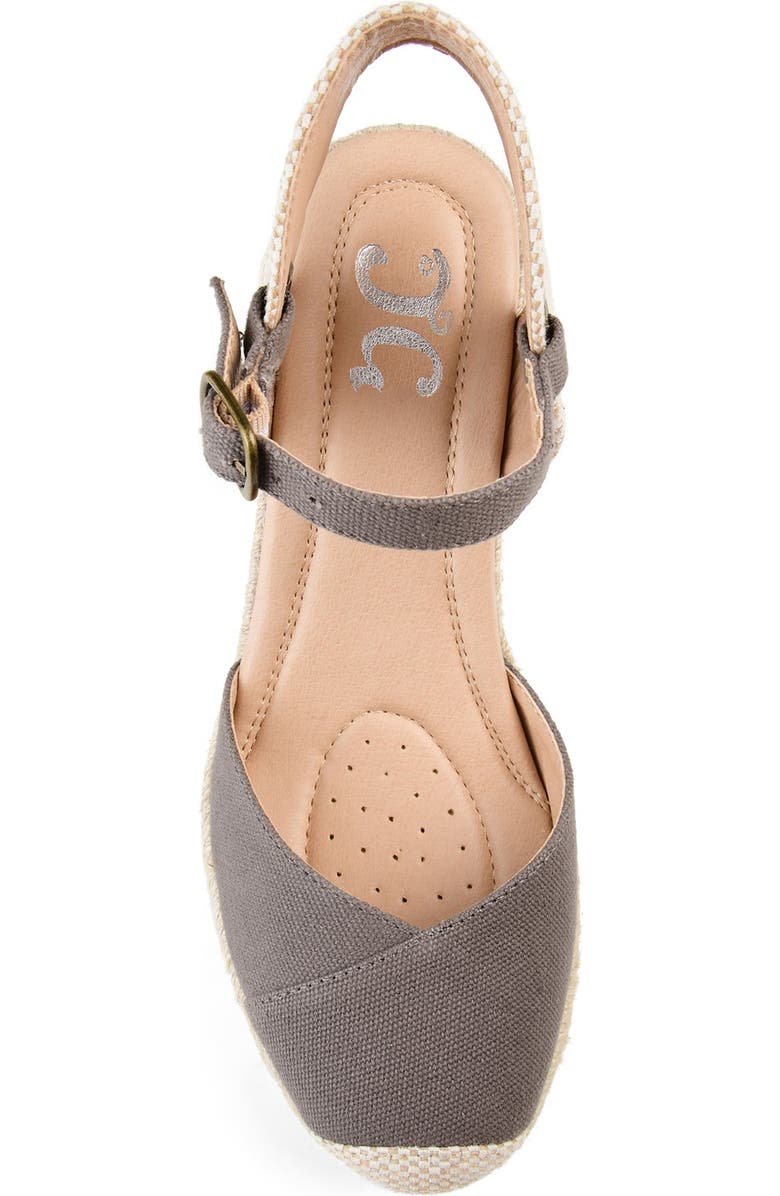 Journee Collection JOURNEE Ashlyn Wedge Pump, Alternate, color, Grey