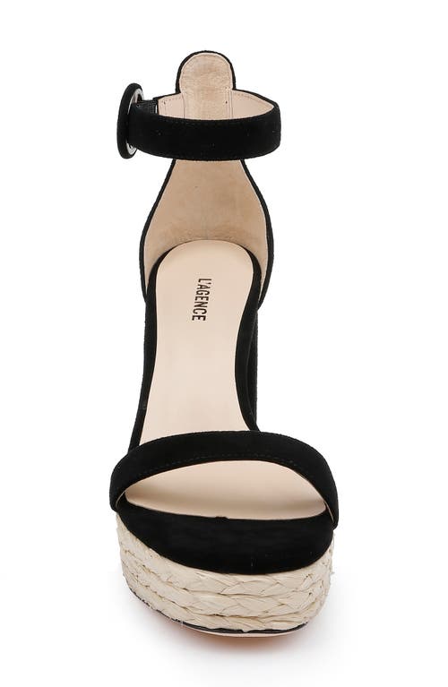 L AGENCE L'AGENCE AVIA ANKLE STRAP PLATFORM SANDAL