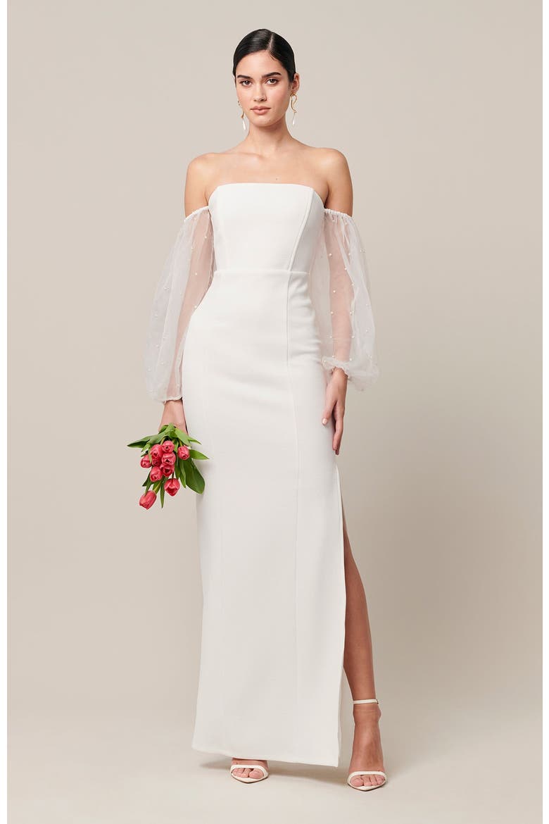 Iris Maxi Dress, Alternate, color, White