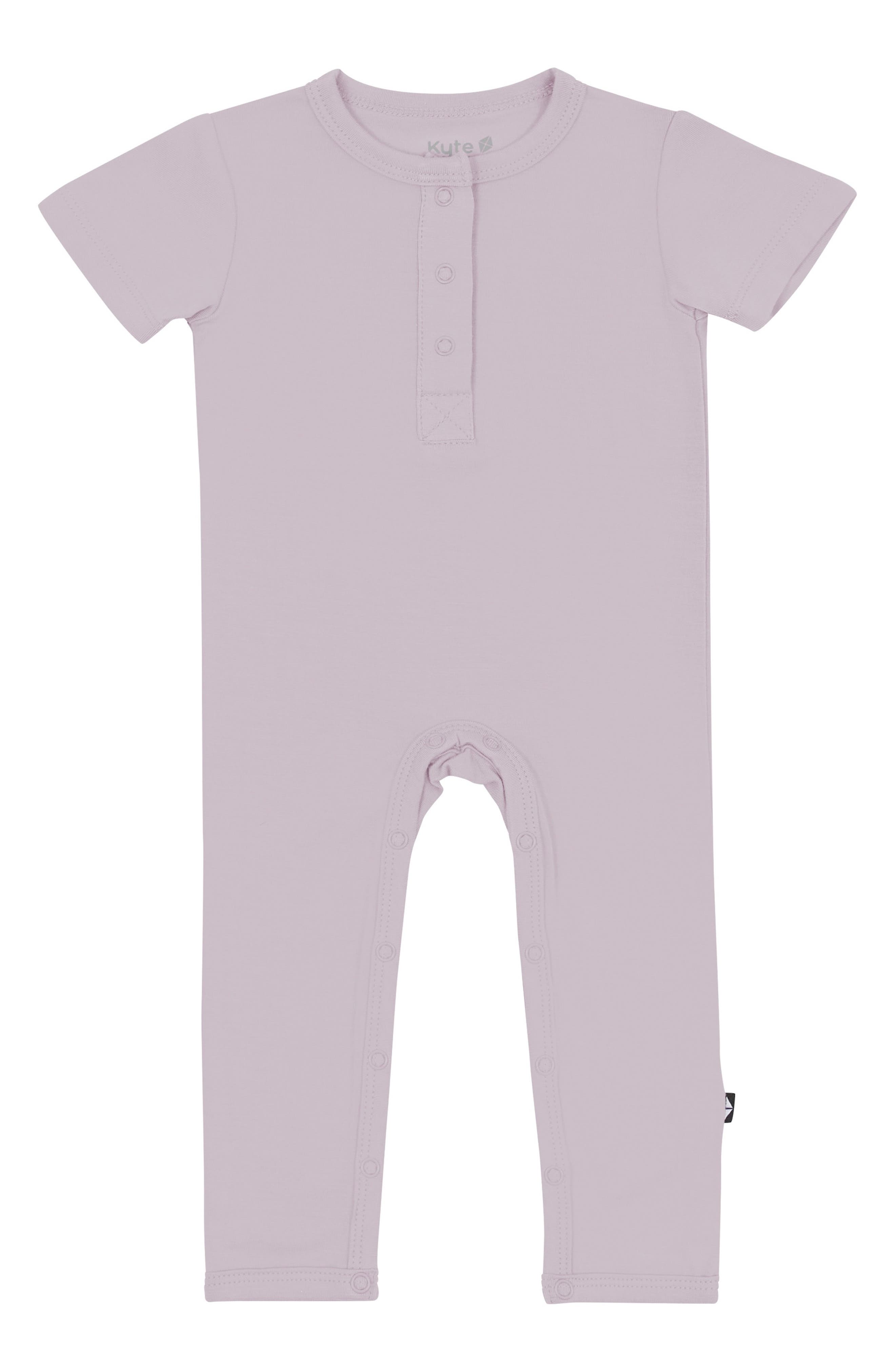 Kyte BABY Wisteria Short Sleeve Snap Romper
