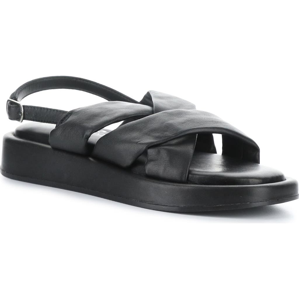Bos. & Co. Blitz Slingback Platform Sandal In Black