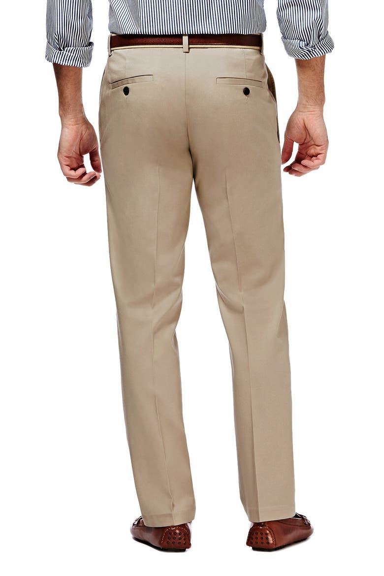 Premium No Iron Khaki Straight Fit Pant, Alternate, color, KHAKI