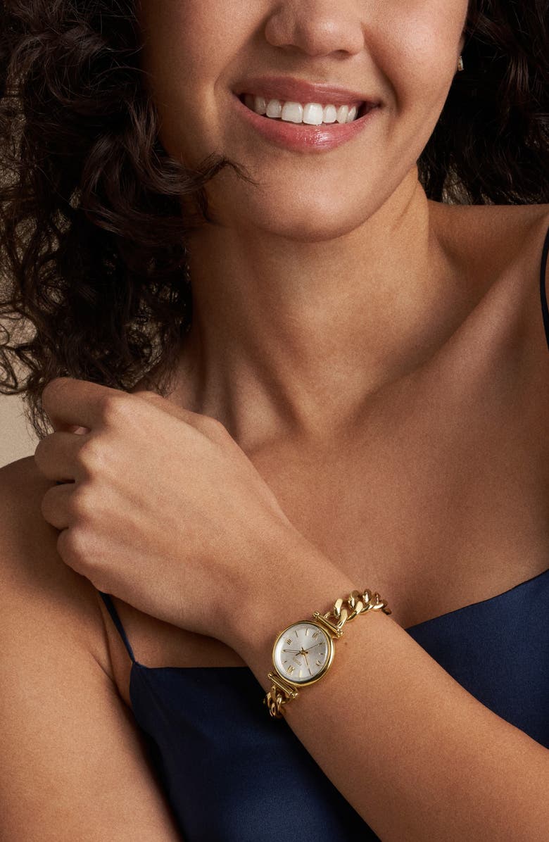 Fossil Carlie Bracelet Watch, 28mm, Alternate, color, Gold