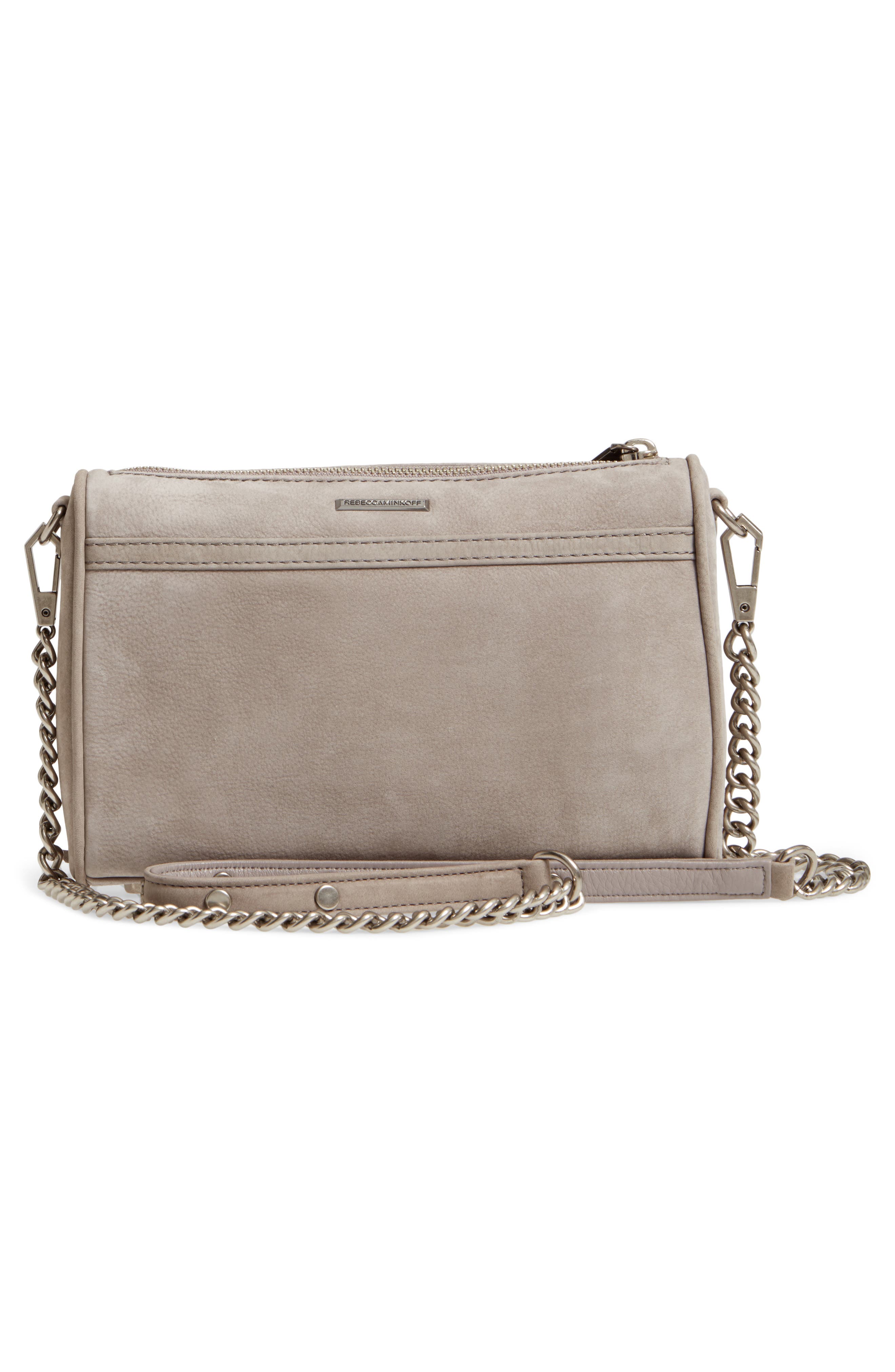 Rebecca Minkoff Mini MAC Nubuck Convertible Crossbody Bag, Alternate, color, 