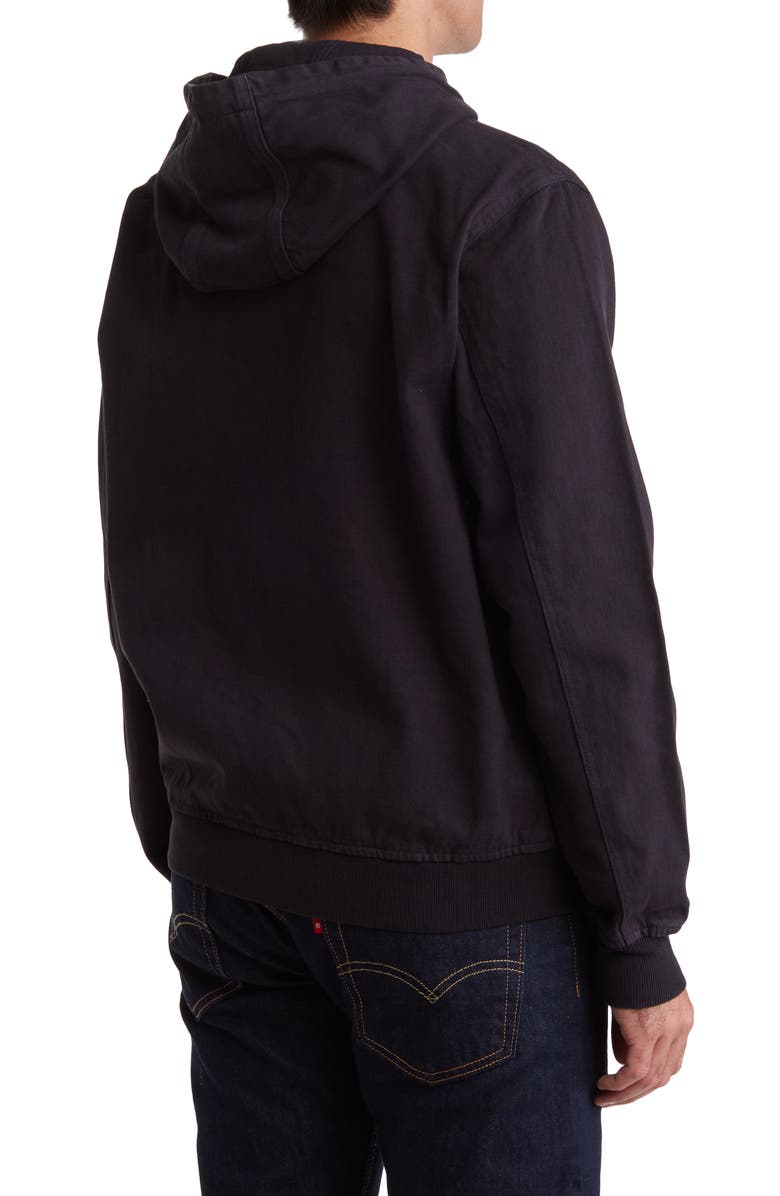 Noize Tito Denim Zip Jacket, Alternate, color, Black