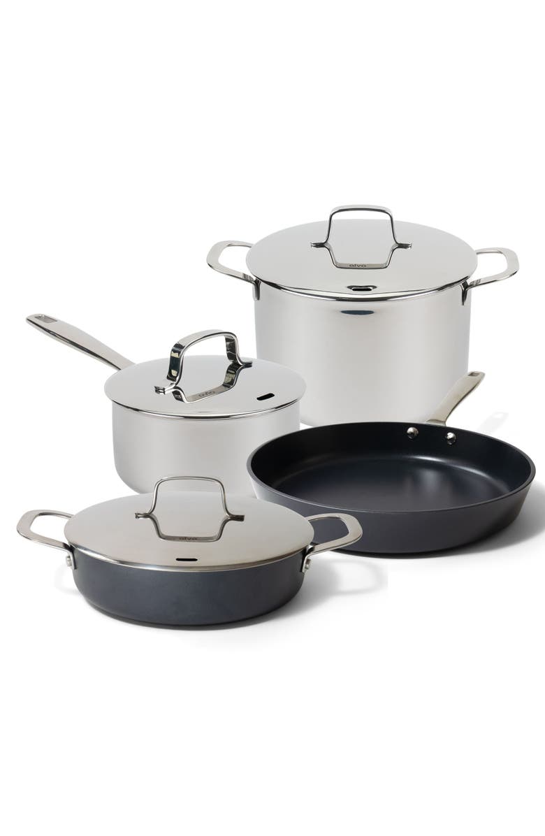 Alva Maestro 7-Piece Ceramic Nonstick Cookware Set, Main, color, 
