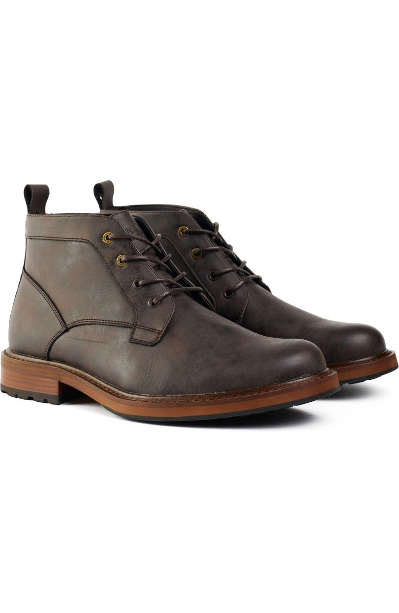 V.GAN LONDON Vegan Aspar Chukka Boots, Alternate, color, Brown