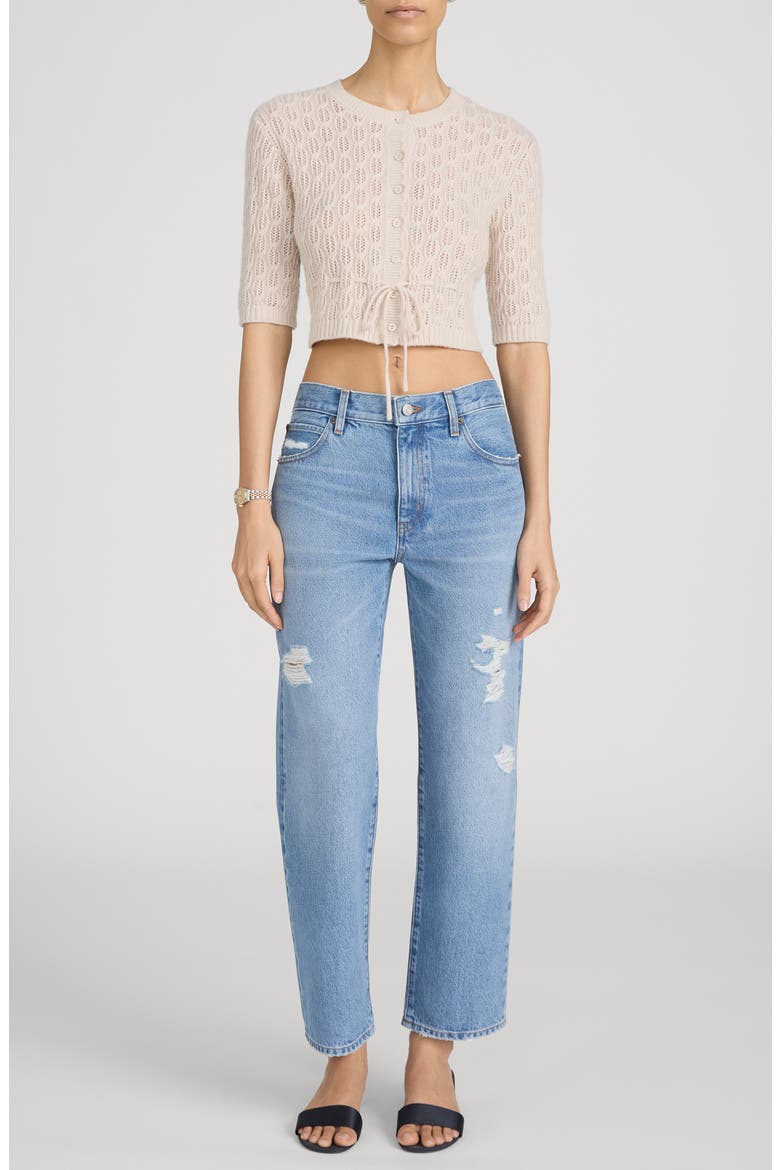 The Hang Ripped Ankle Straight Leg Jeans, Alternate, color, SUNDROP