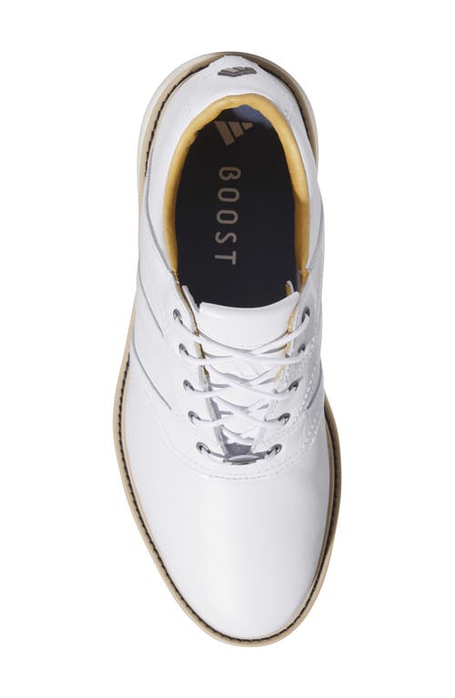 Adidas Golf Mc Z-traxion Spikeless Golf Shoe In White/white/preloved Ink