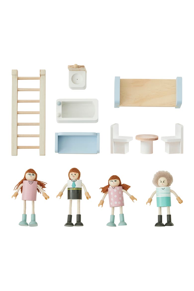 Olivia's World Portable Dollhouse Playset, Alternate, color, GRAY/ WOOD