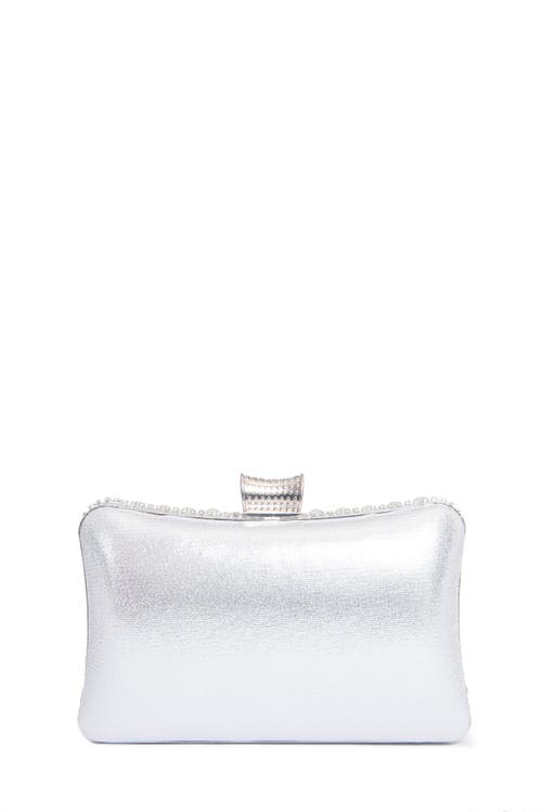 Lauren Lorraine Adore Clutch In Silver