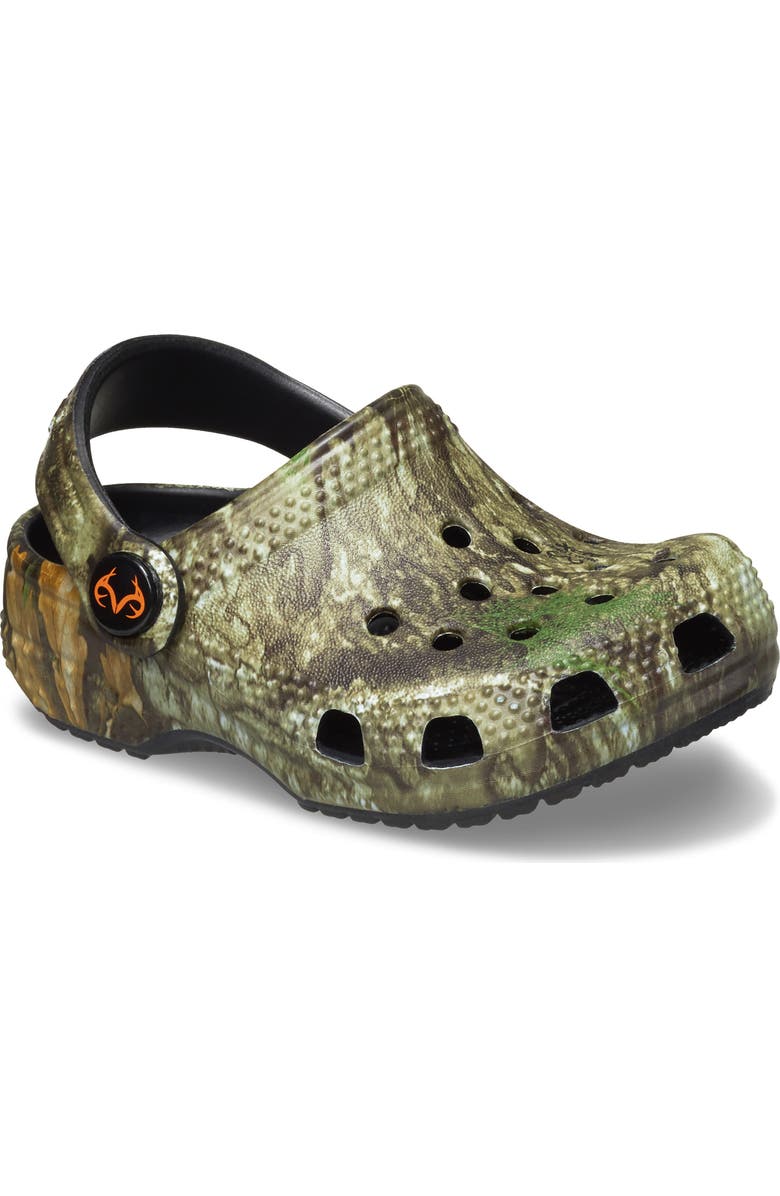 CROCS x Realtree APX<sup>®</sup> Classic Clog, Main, color, Green Multi