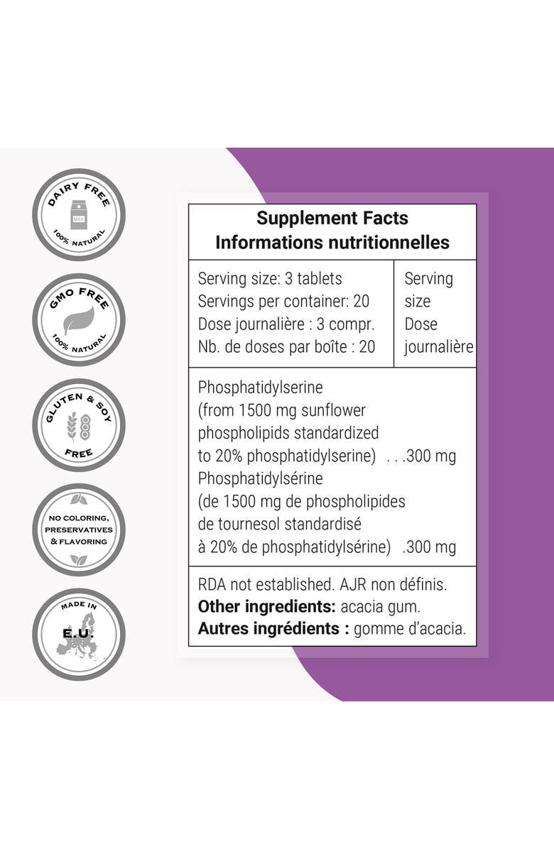 SuperSmart PS 100 Phosphatidylserine, Alternate, color, NO COLOR
