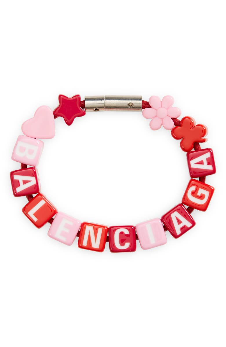 Balenciaga Toy Beaded Bracelet, Main, color,