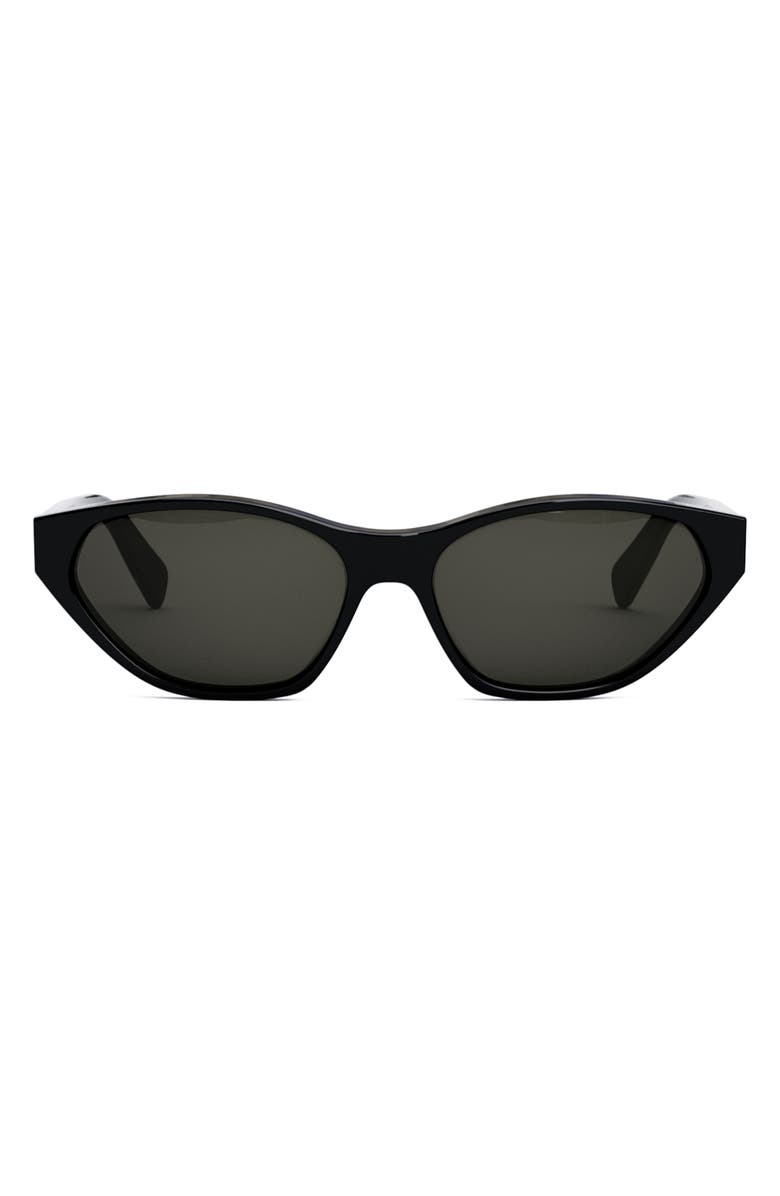 CELINE 57mm Cat Eye Sunglasses, Main, color, 