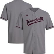 adidas Men's adidas  Gray Texas A&M Aggies Replica Baseball Jersey