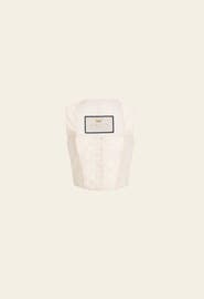 Agua by Agua Bendita Cornalina Playa Cropped Top