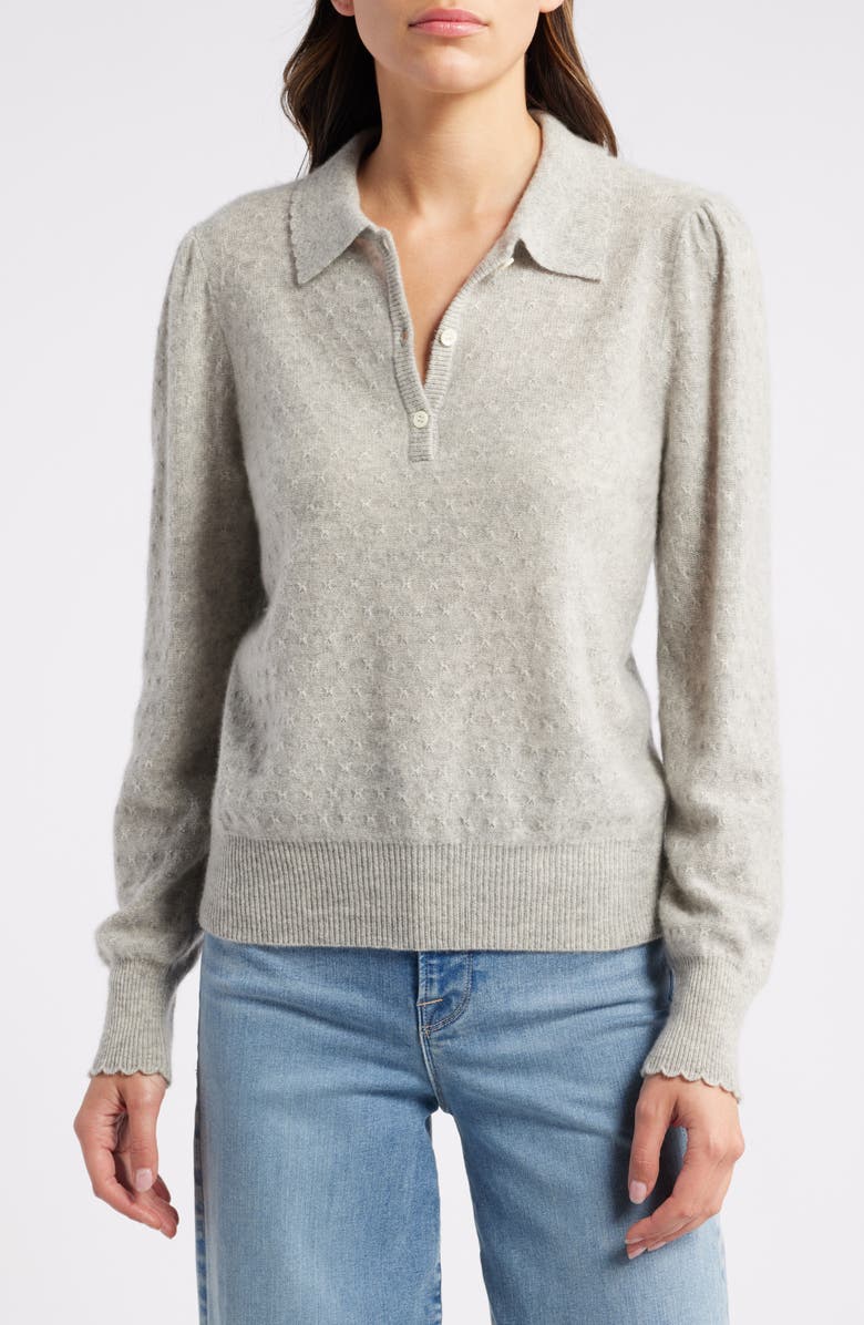 FRAME Cashmere Polo Sweater, Main, color,