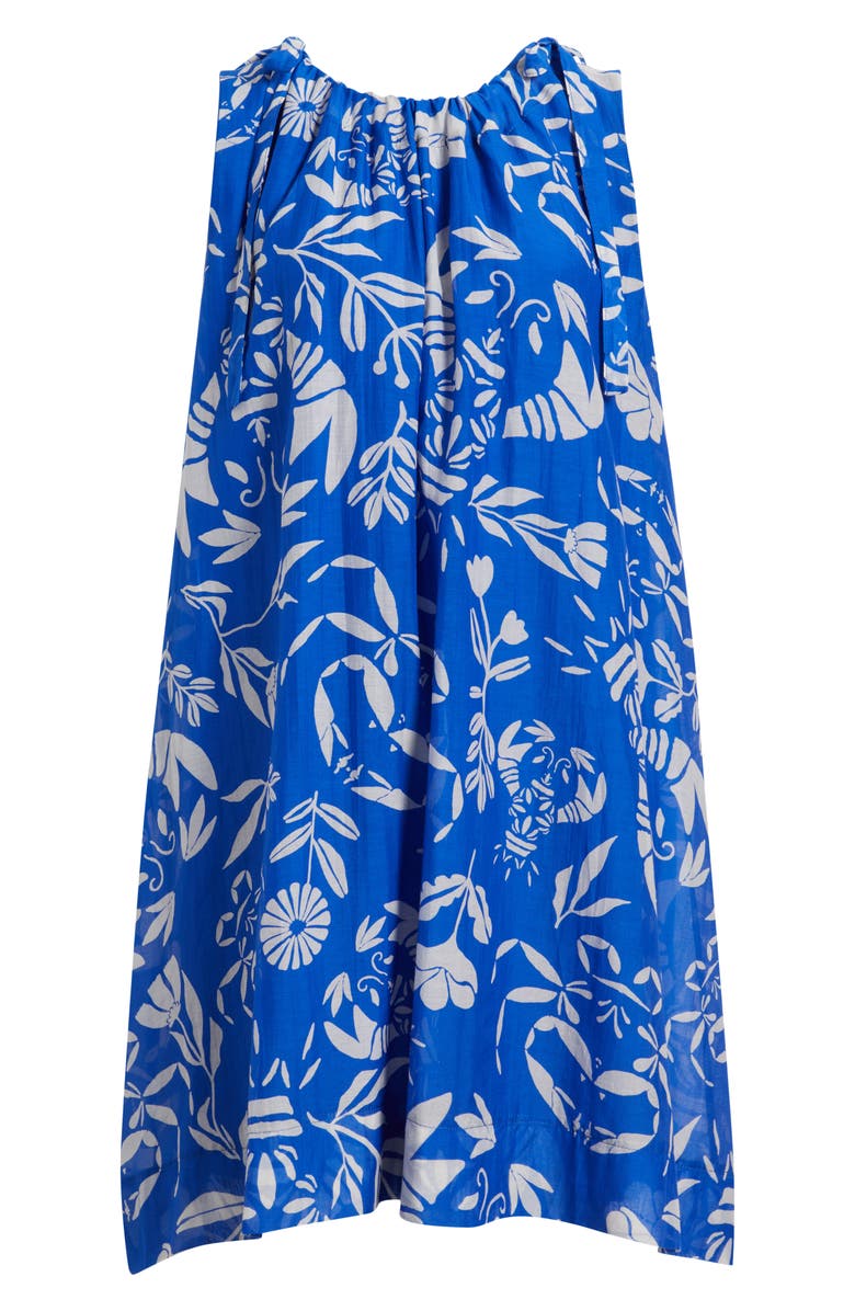 FRNCH Isola Cotton & Silk Shift Sundress, Alternate, color, Homard