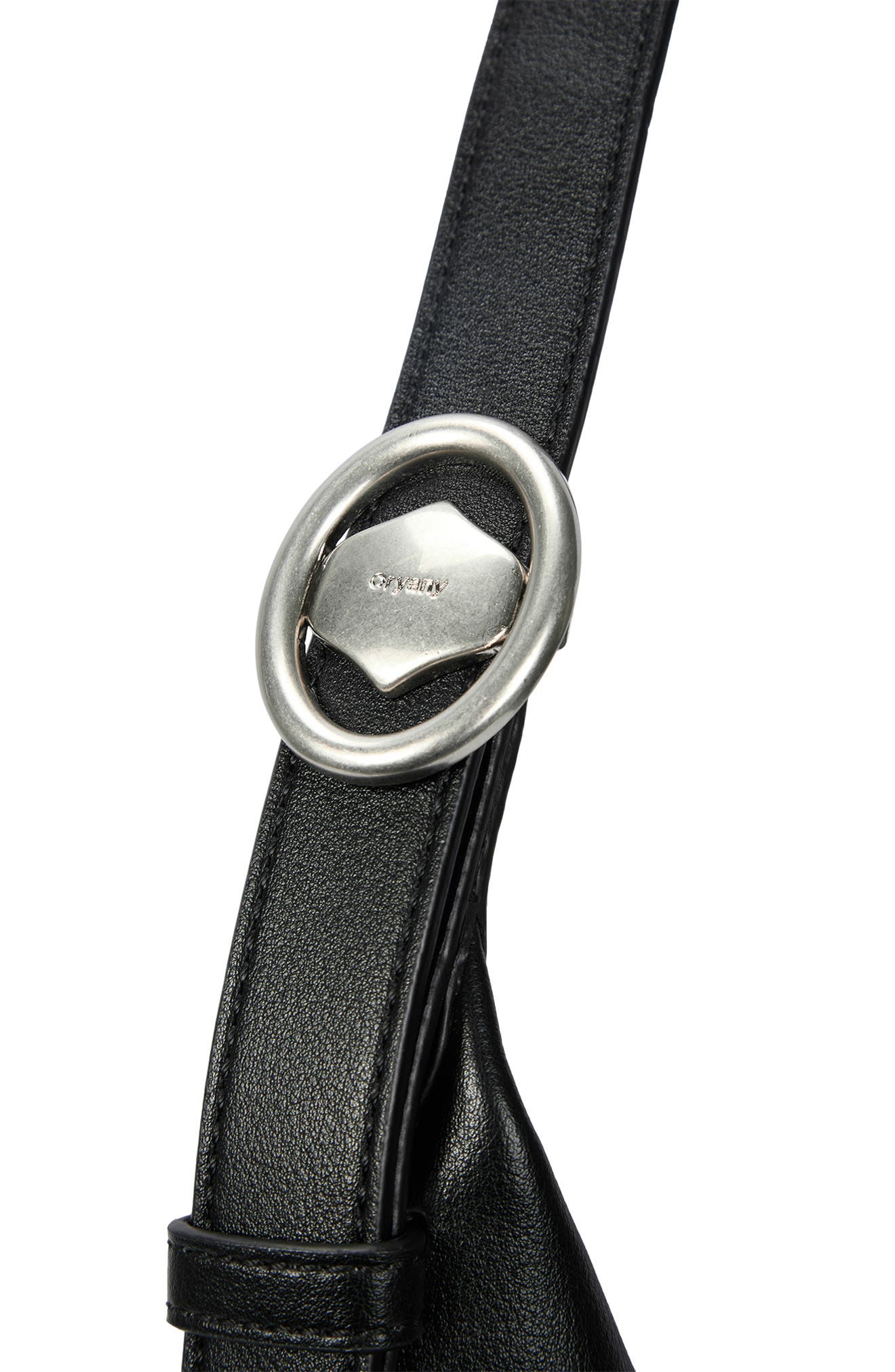 Oryany Crescent Leather Shoulder Bag, Alternate, color, 