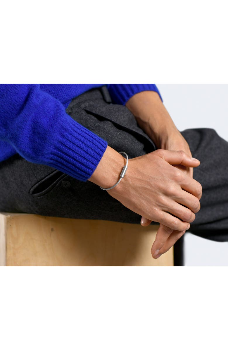 le gramme 9G Brushed Cable Bracelet, Alternate, color, 