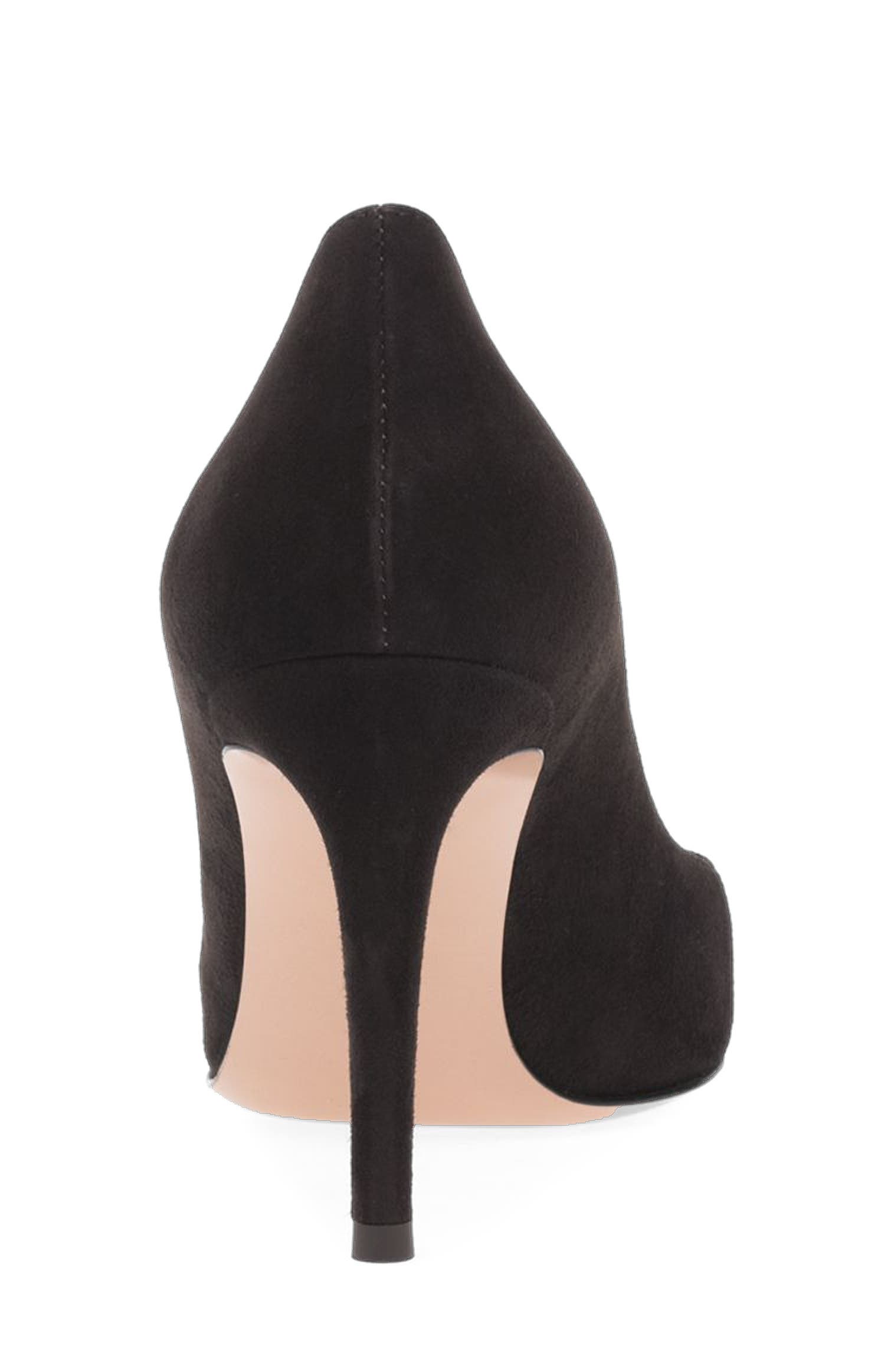 Gianvito 85 Pumps, Alternate, color, Brown Suede Leather