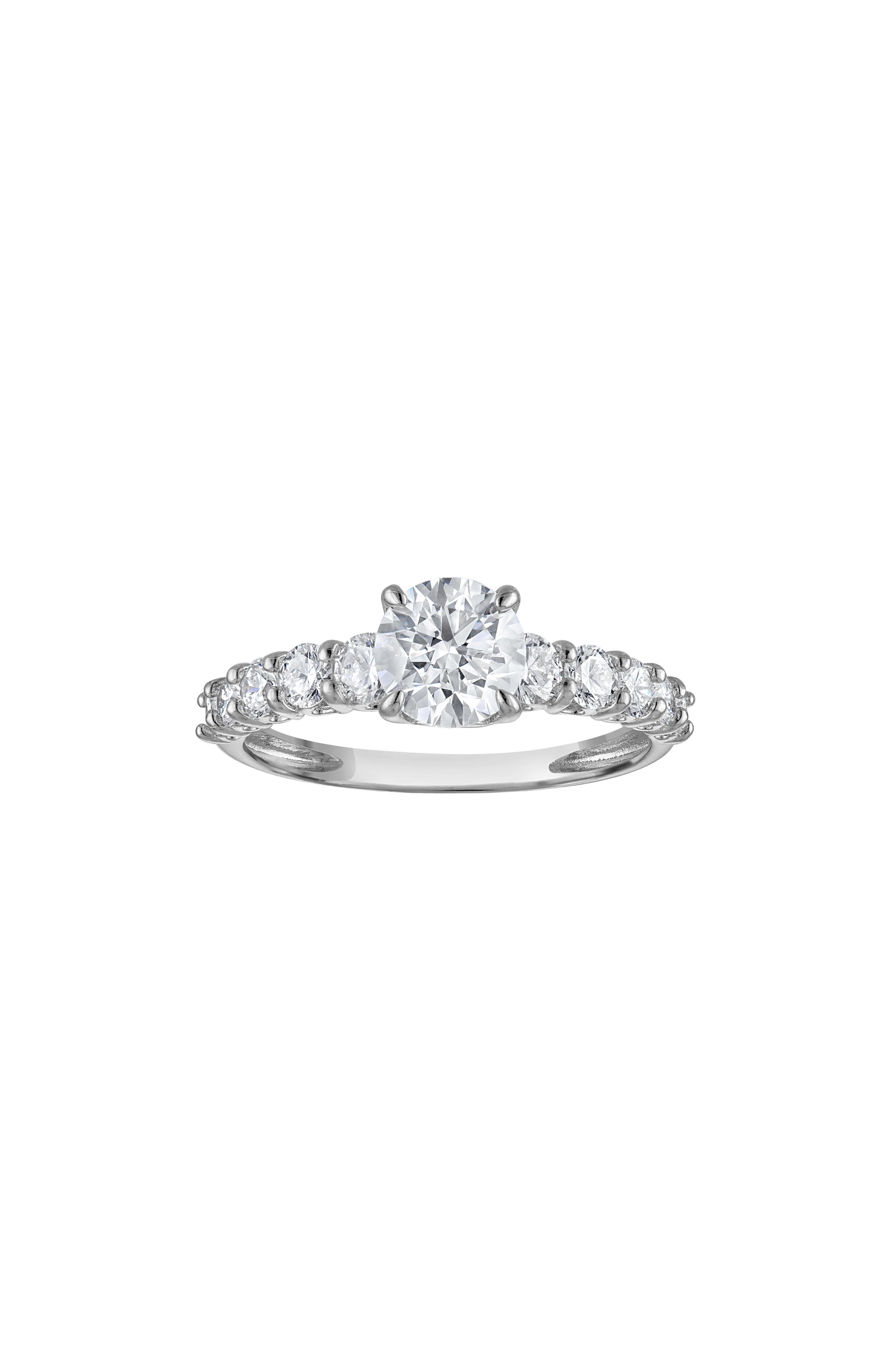 FZN 10k Gold Lab Created Diamond Ring