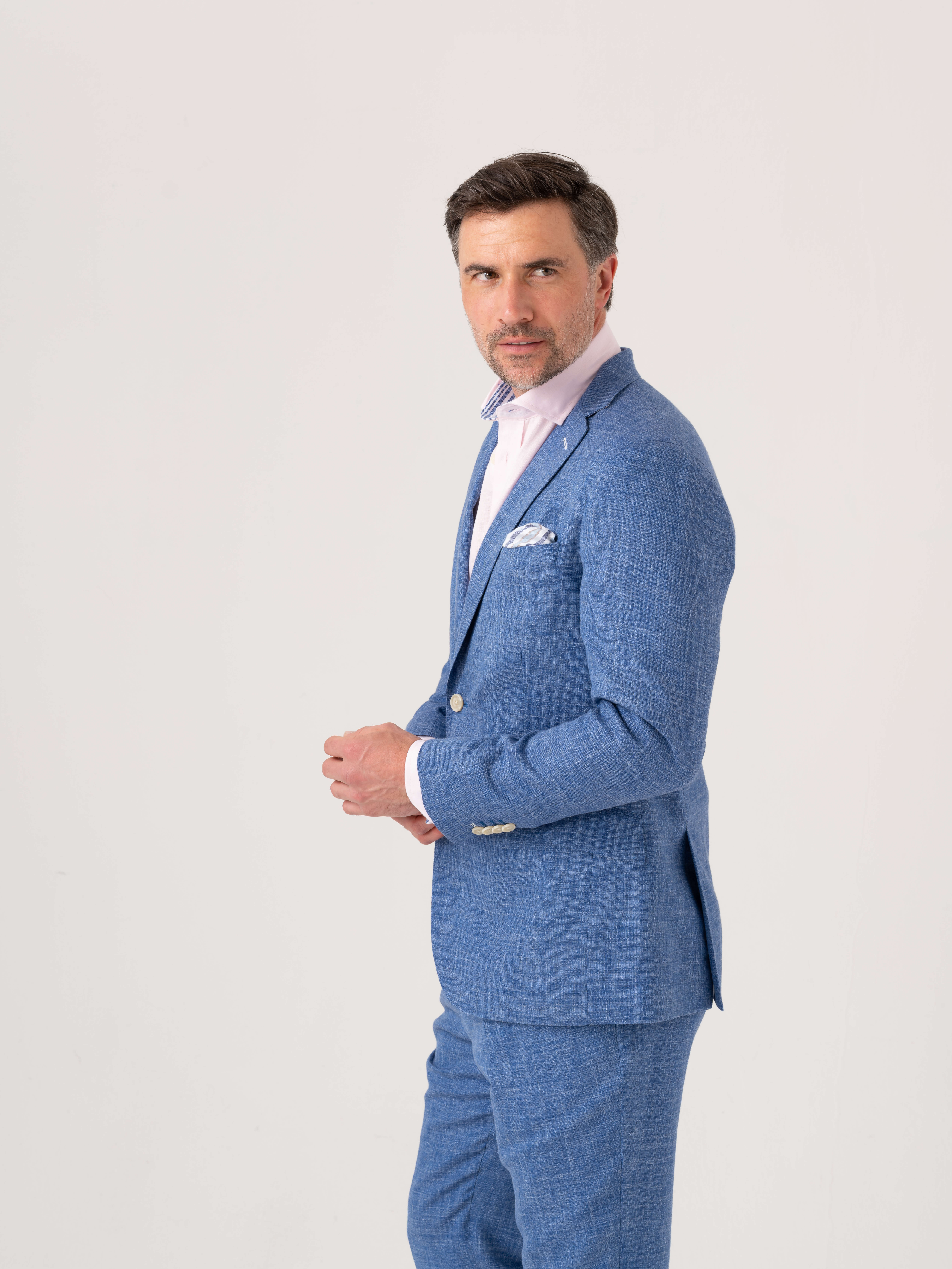 Linen Blend Blazer - image 4