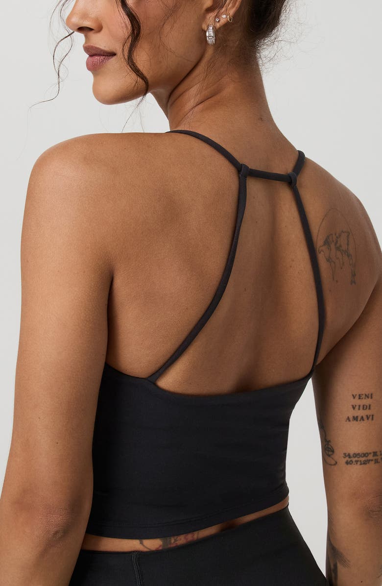 Vuori All the Feels Strappy Back Tank, Alternate, color, Black