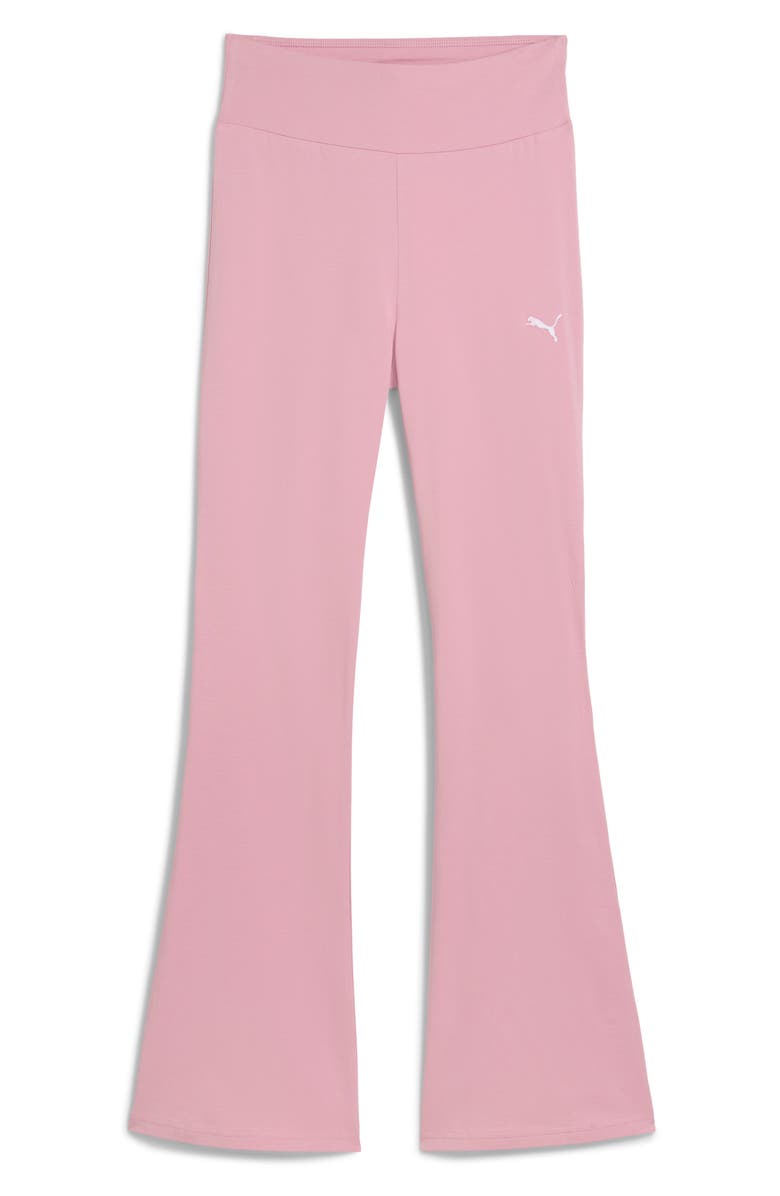 PUMA Essential High Waist Flare Leg Pants, Alternate, color, Poised Pink