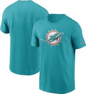 Nike Men's Nike Aqua Miami Dolphins Primary Logo T-Shirt