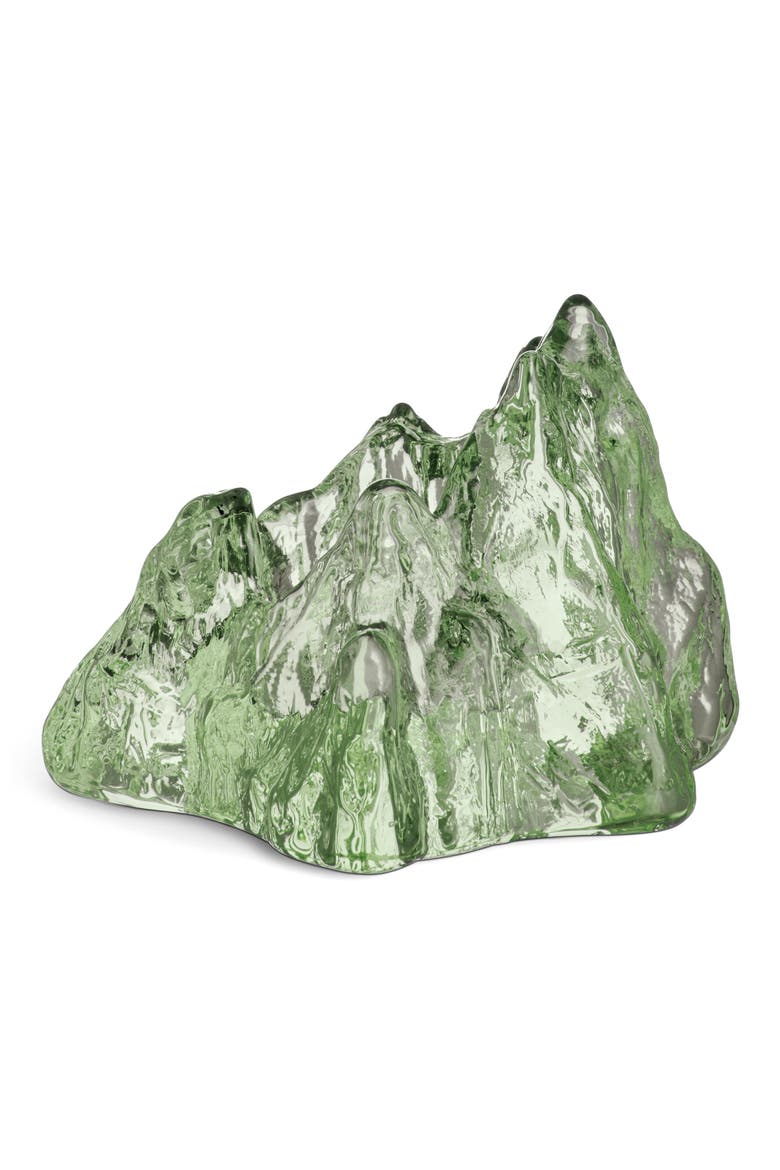 The Rock Votive Holder, Main, color, GREEN