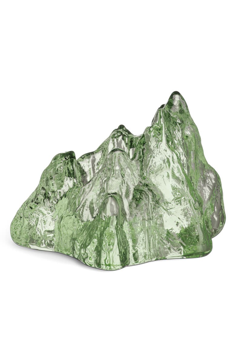 Kosta Boda The Rock Votive Holder, Main, color, Green