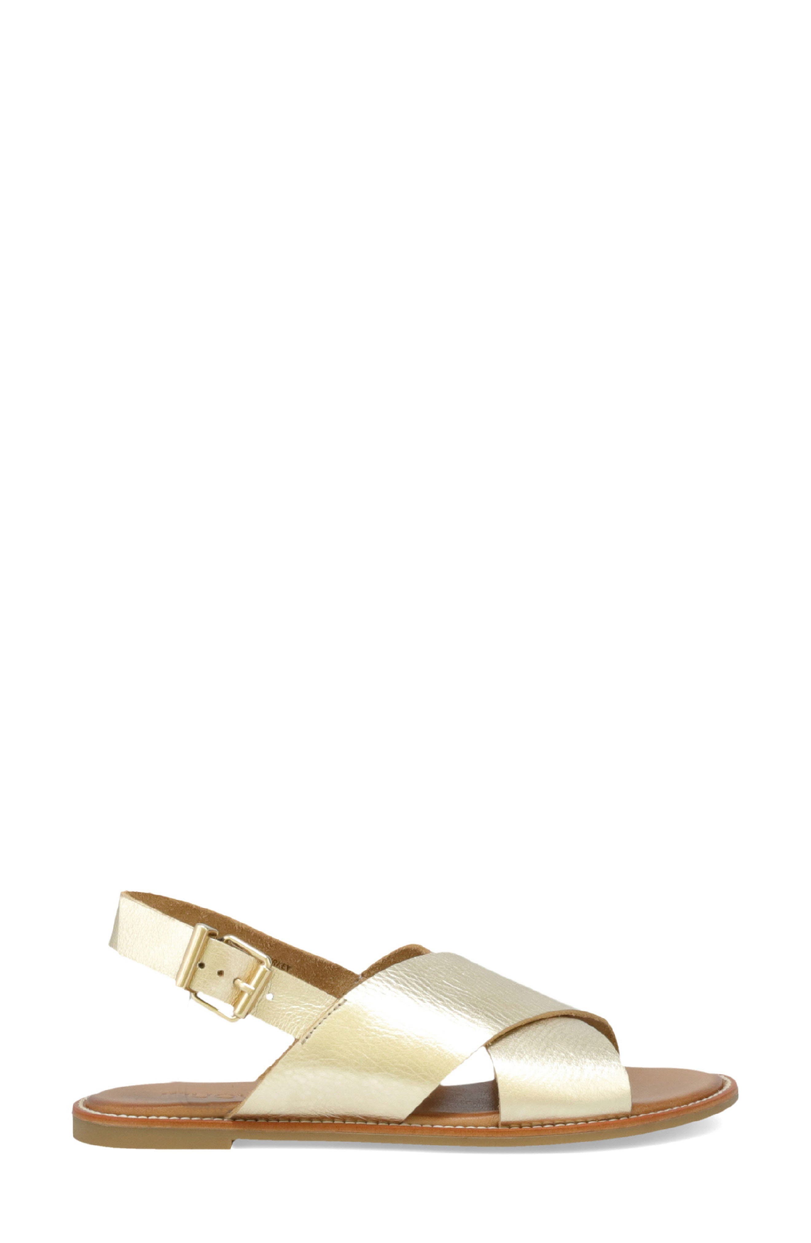 Faust Slingback Sandal, Alternate, color, GOLD LEATHER