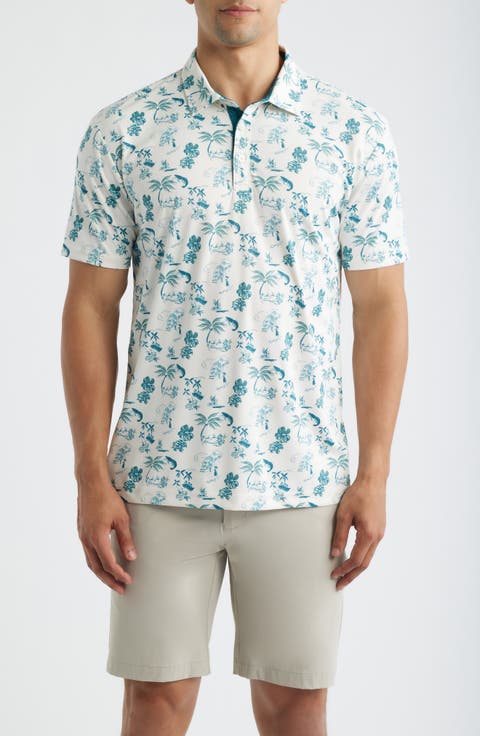 Havana Floral Performance Golf Polo