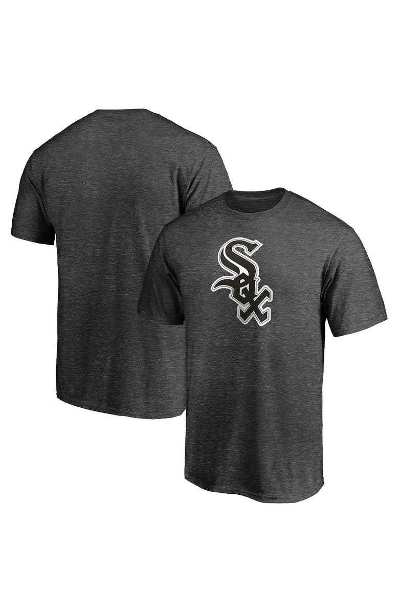 FANATICS Men's Fanatics Branded Charcoal Chicago White Sox Official Logo T-Shirt, Main, color, 