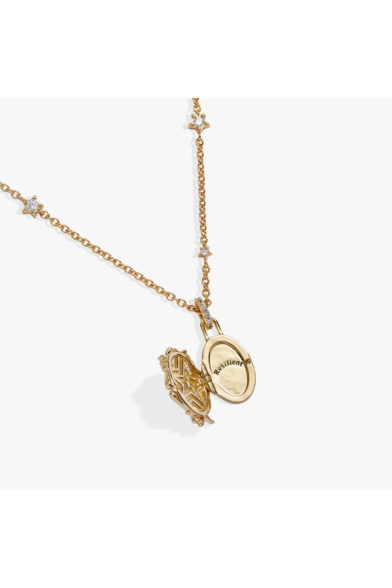 American Girl® Addy 'Resilient' Locket Necklace, Alternate, color, Gold