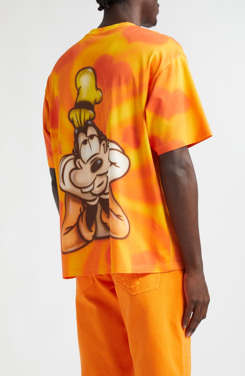 STOCKHOLM SURFBOARD CLUB x Disney Goofy Airbrush Organic Cotton Graphic T-Shirt, Alternate, color, Goofy