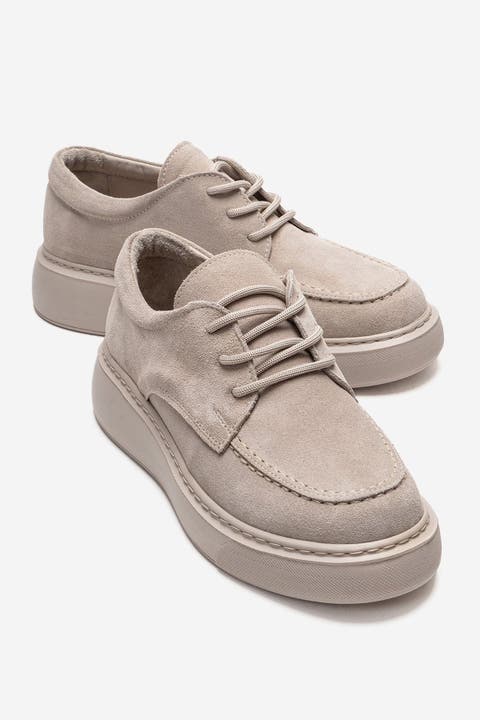 Mareon Leather Lace Up Sneaker