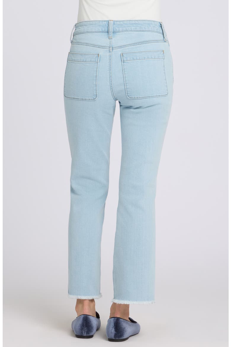 Marilyn Raw Hem Ankle Straight Leg Jeans, Alternate, color, SKY VALLEY