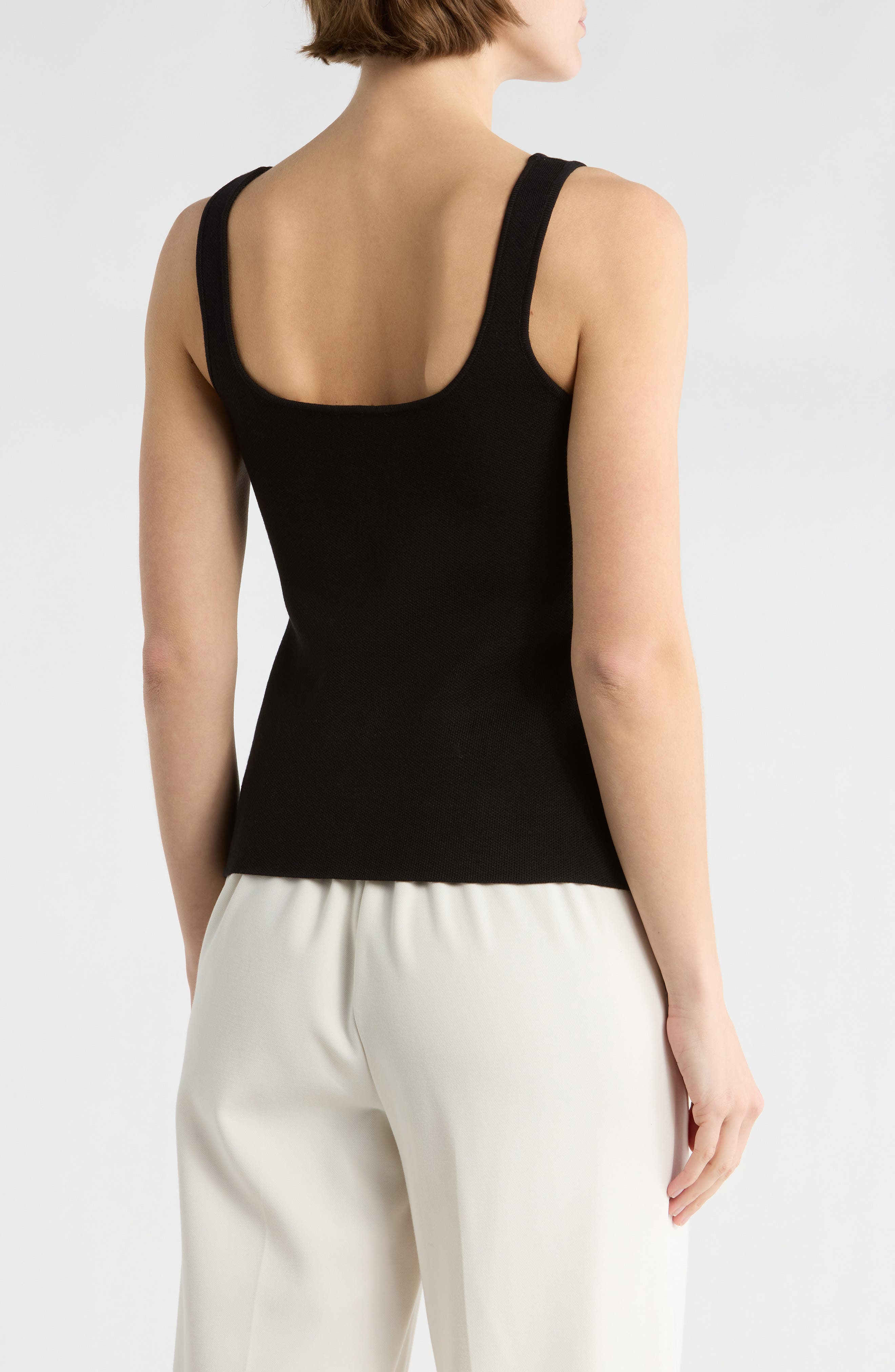 Button Front Sweater Tank - image 2