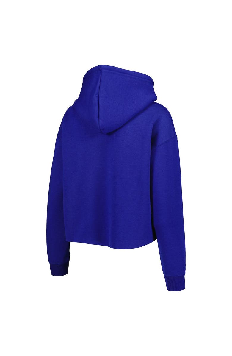 CUCE Women's Cuce Royal Los Angeles Rams Crystal Logo Cropped Pullover Hoodie, Alternate, color, Royal