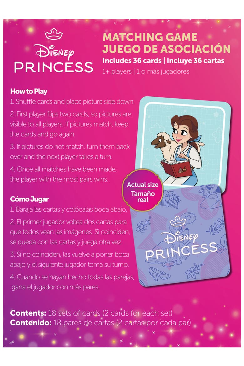 Disney - Princesses Memory Game, Alternate, color, Multicolor